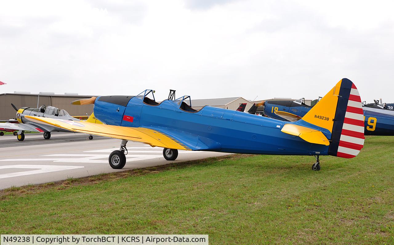 N49238, 1942 Fairchild M-62A C/N T42-3530, PT-19 on display during Corsicana Airsho 09.