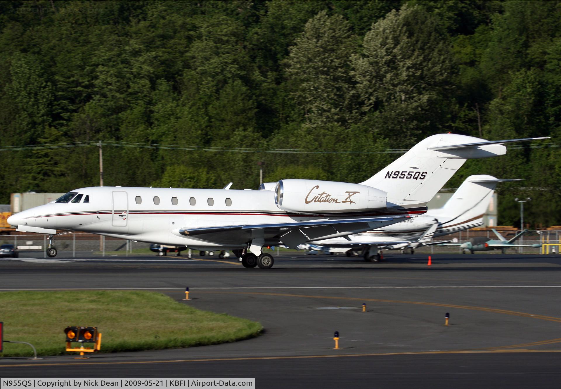 N955QS, 1998 Cessna 750 Citation X Citation X C/N 750-0055, KBFI