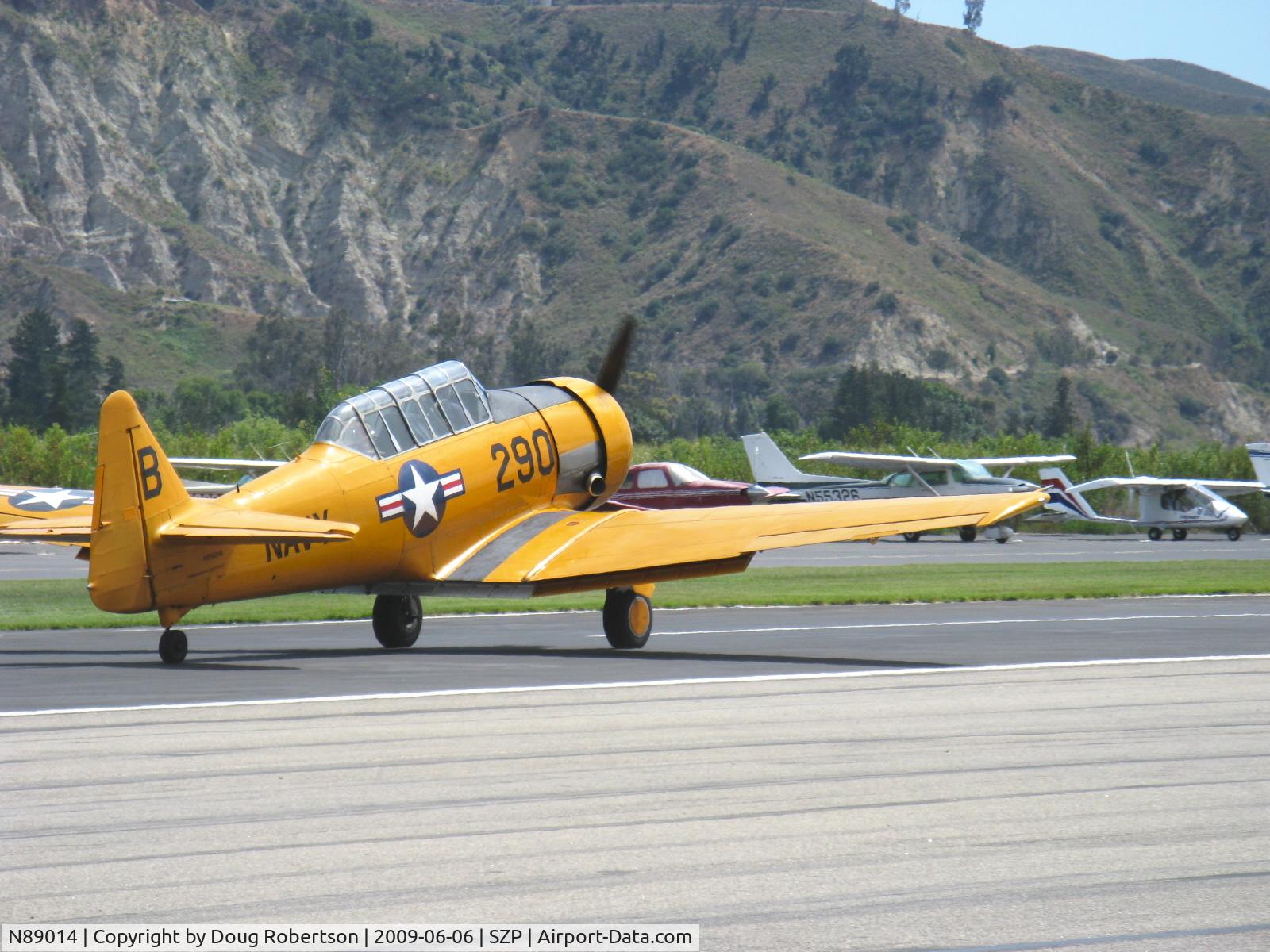 N89014, 1943 North American SNJ-5 Texan Texan C/N 84865, 1943 North American SNJ-5, P&W R-1340 600 Hp radial, taxi