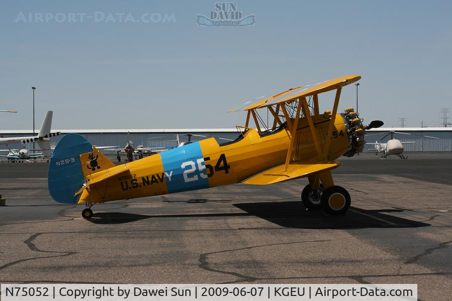 N75052, 1943 Boeing B75N1 C/N 75-7254, kgeu