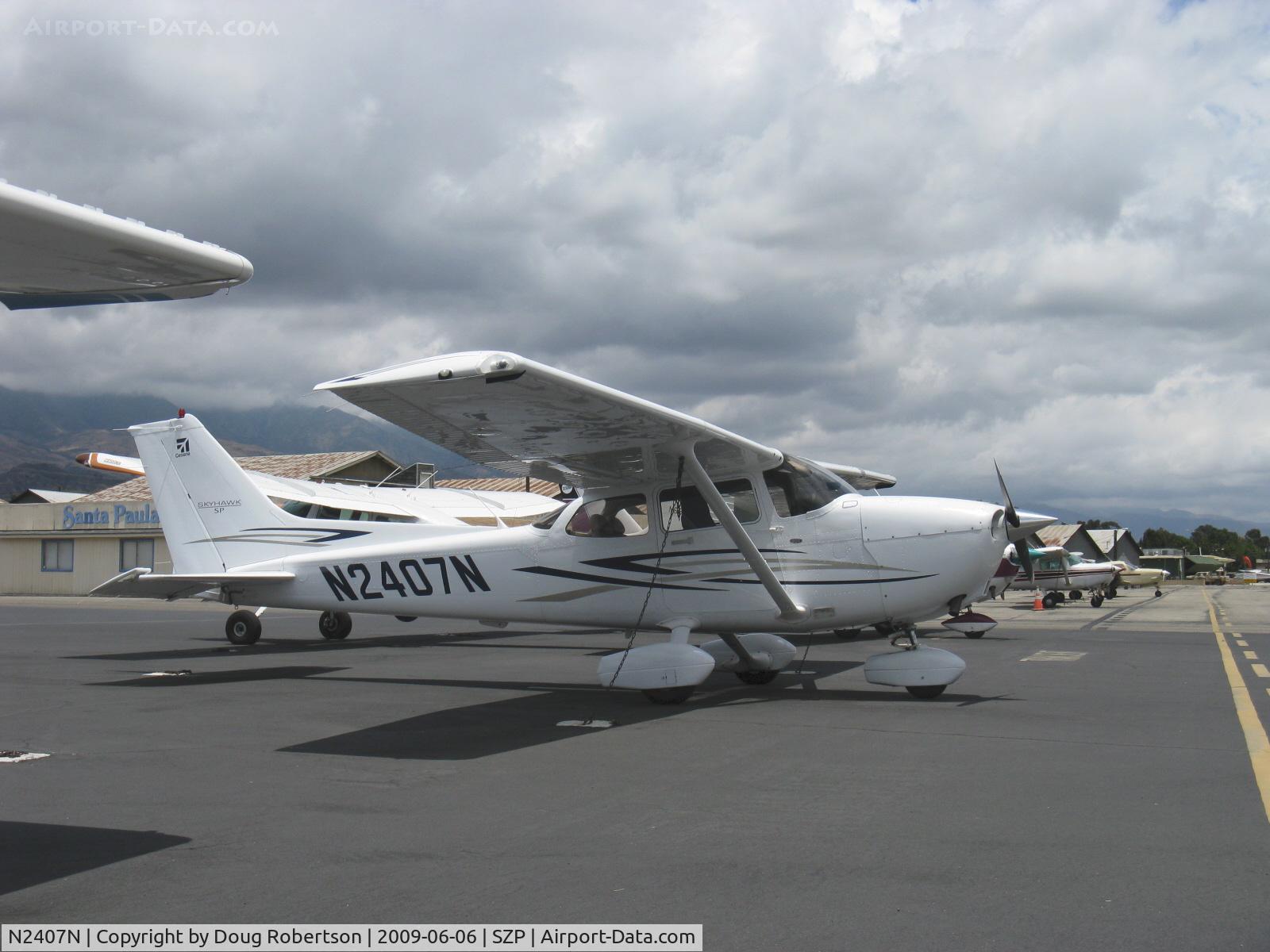 N2407N, 2007 Cessna 172S C/N 172S10550, 2007 Cessna 172S SKYHAWK SP, Lycoming IO-360-L2A 180 Hp