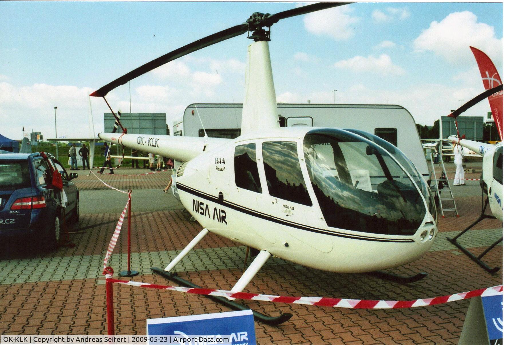 OK-KLK, 2007 Robinson R44  Raven C/N 1706, Aero Expo Prag-Letnany 23.5.2009