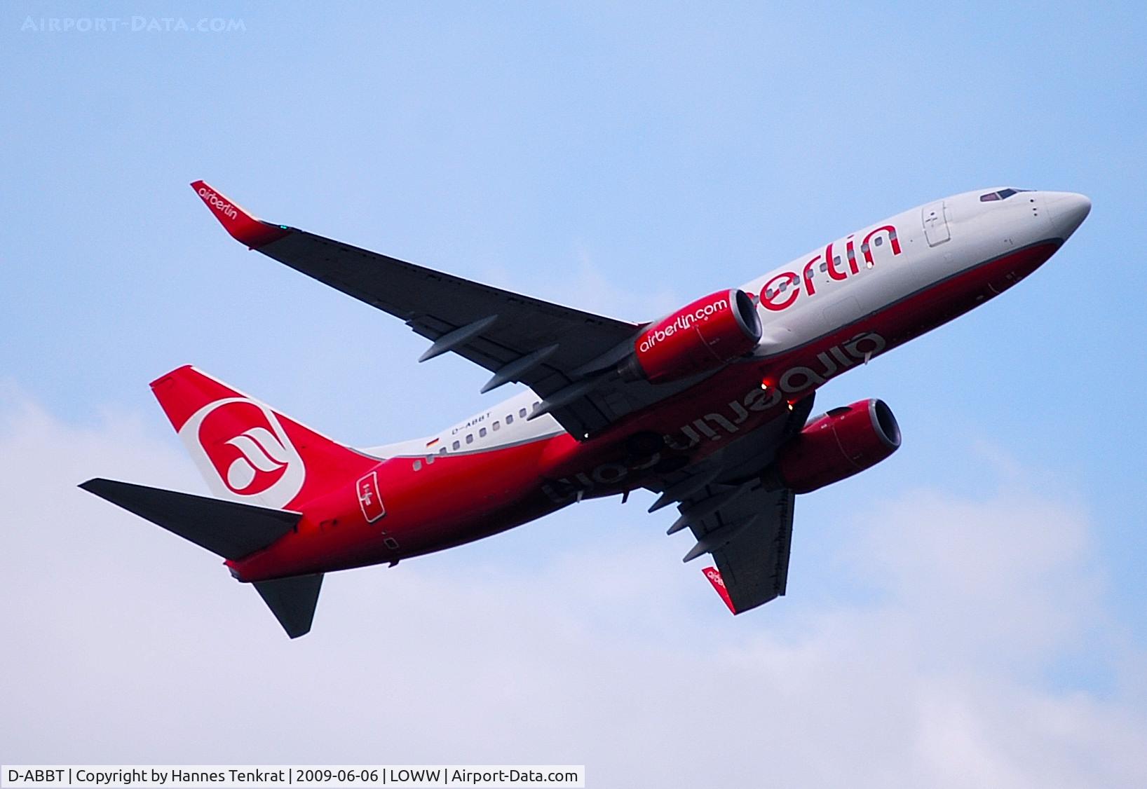 D-ABBT, 2001 Boeing 737-76N C/N 32582, Air Berlin Boeing 737-700