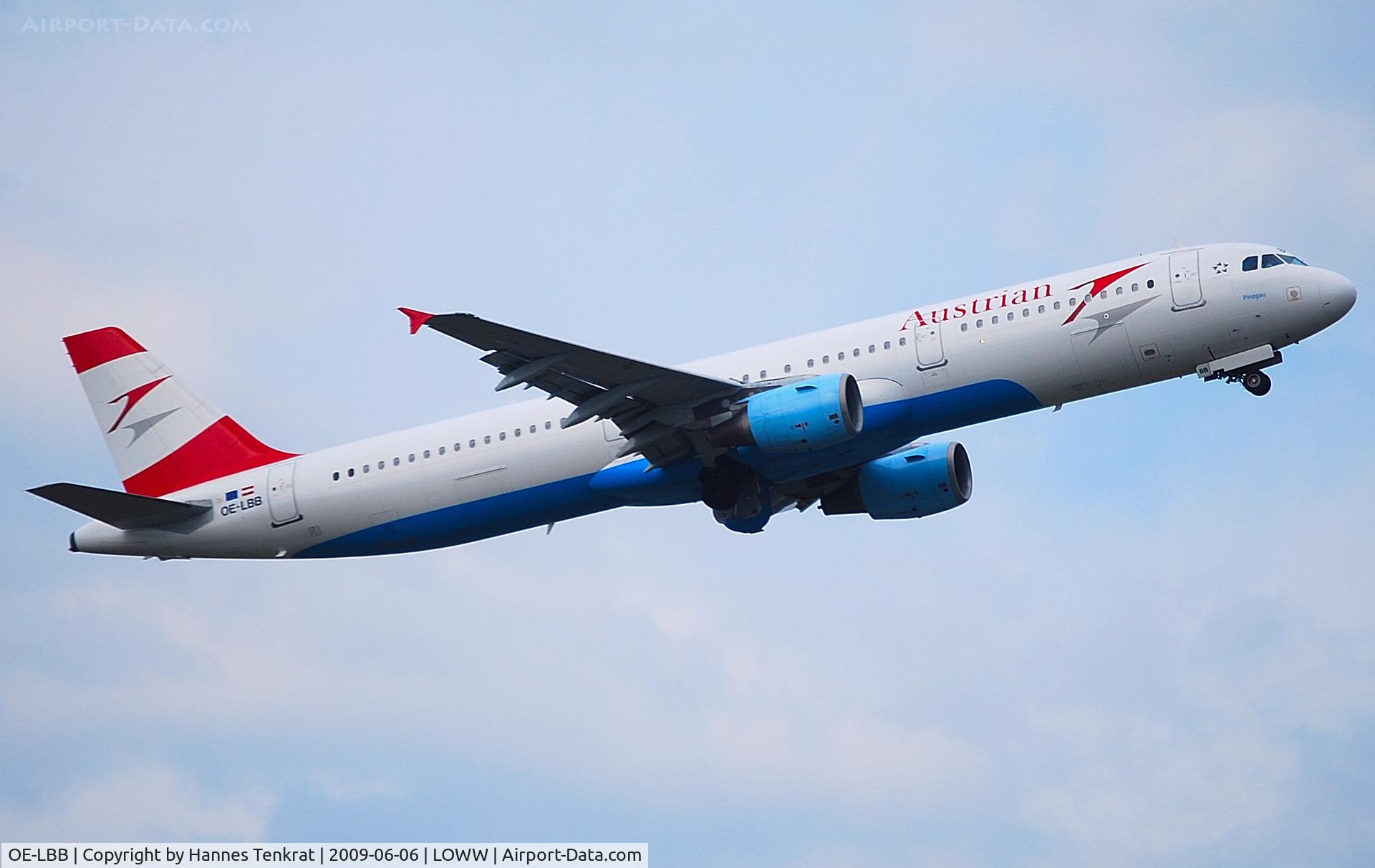 OE-LBB, 1995 Airbus A321-111 C/N 570, Austrian Airlines Airbus A321