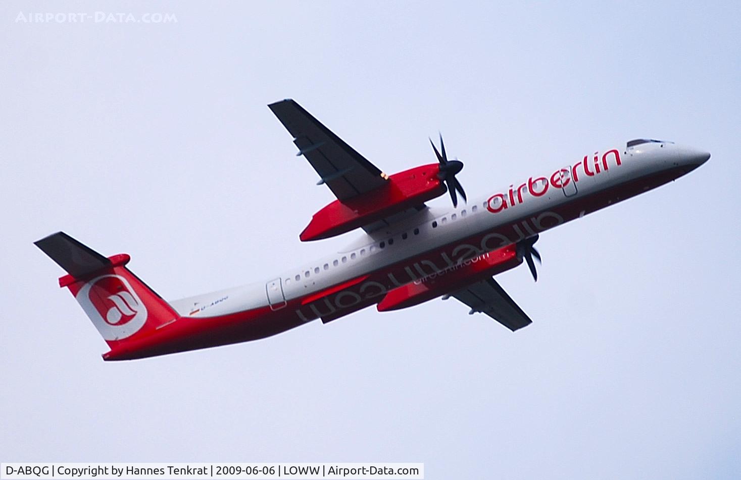 D-ABQG, 2009 De Havilland Canada DHC-8-402Q Dash 8 C/N 4250, Air Berlin Dash8-Q400