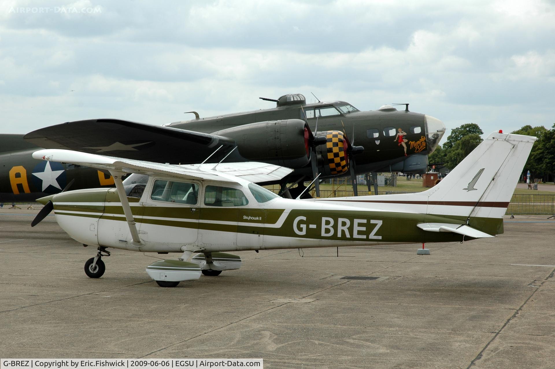 G-BREZ, 1976 Cessna 172M Skyhawk C/N 172-66742, 5. G-BREZ at Duxford Aerobatics 90th Challenge Cup