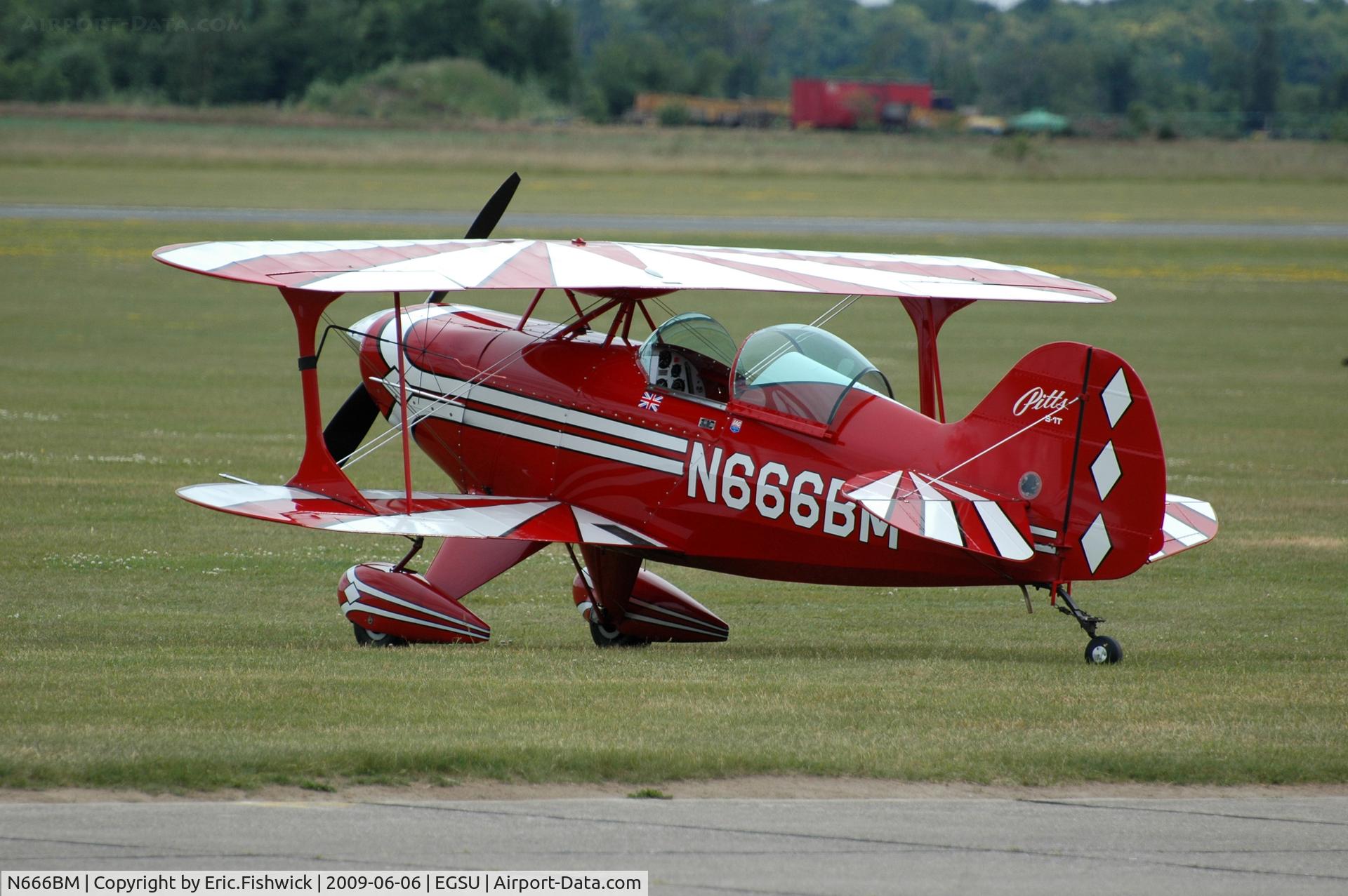 N666BM, 1991 Aviat Pitts S-1T Special C/N 1057, 1. N666BM at Duxford Aerobatics 90th Challenge Cup