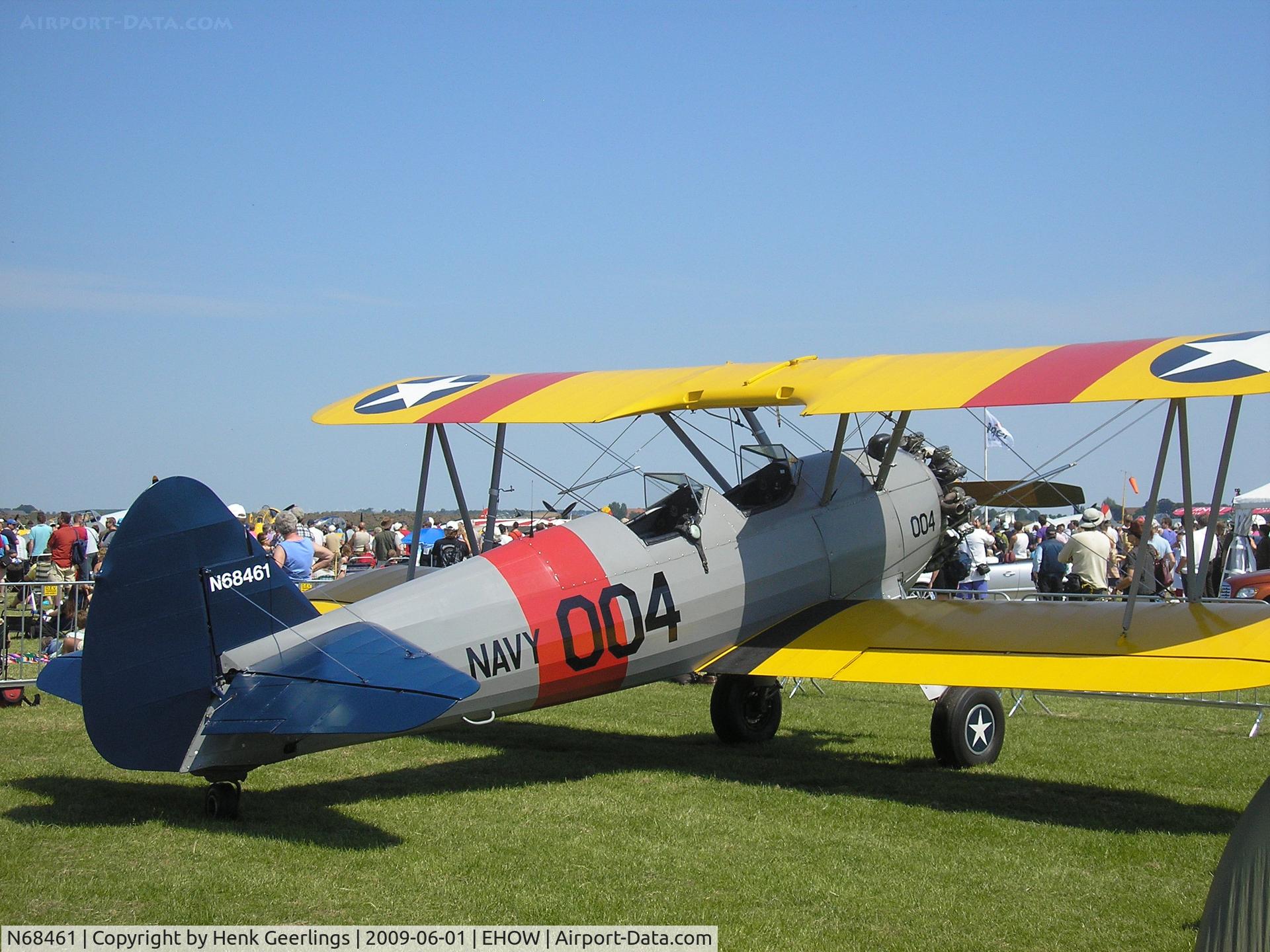 N68461, 1942 Boeing A75N1(PT17) C/N 75-5615, Oostwold  Airport  Airshow june 2009