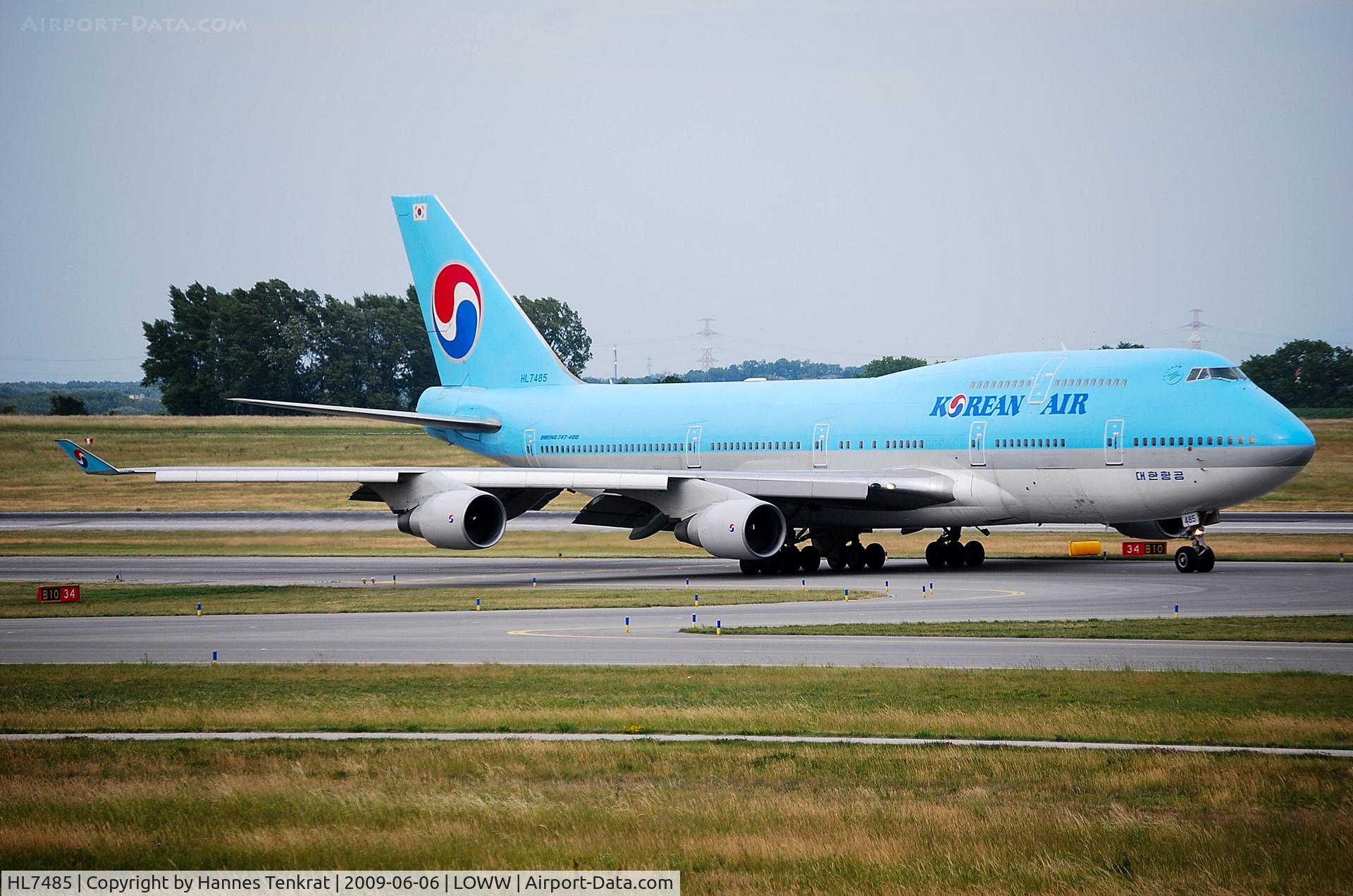 HL7485, 1992 Boeing 747-4B5 C/N 26395, Korean Air Boeing 747-400