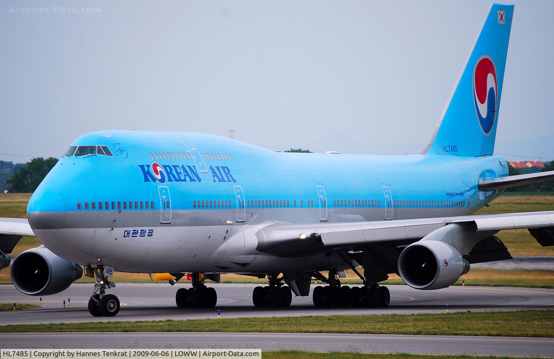 HL7485, 1992 Boeing 747-4B5 C/N 26395, Korean Air Boeing 747-400