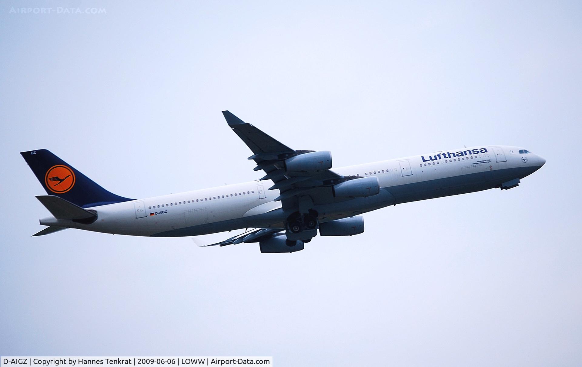 D-AIGZ, 2000 Airbus A340-313 C/N 347, Lufthansa Airbus A340-300