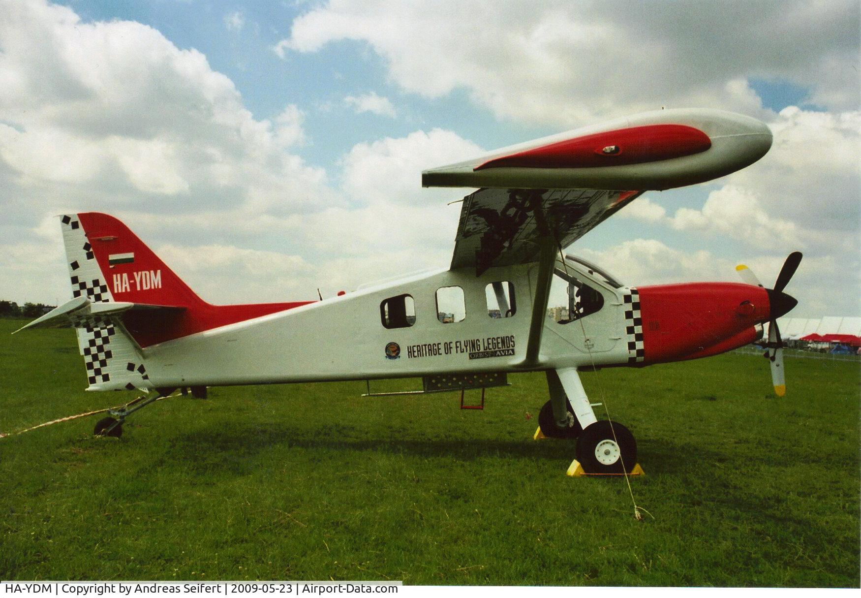 HA-YDM, Technoavia SM-92T Turbo Finist C/N 003-04/2009, Fly In Prag-Letnany Airfield