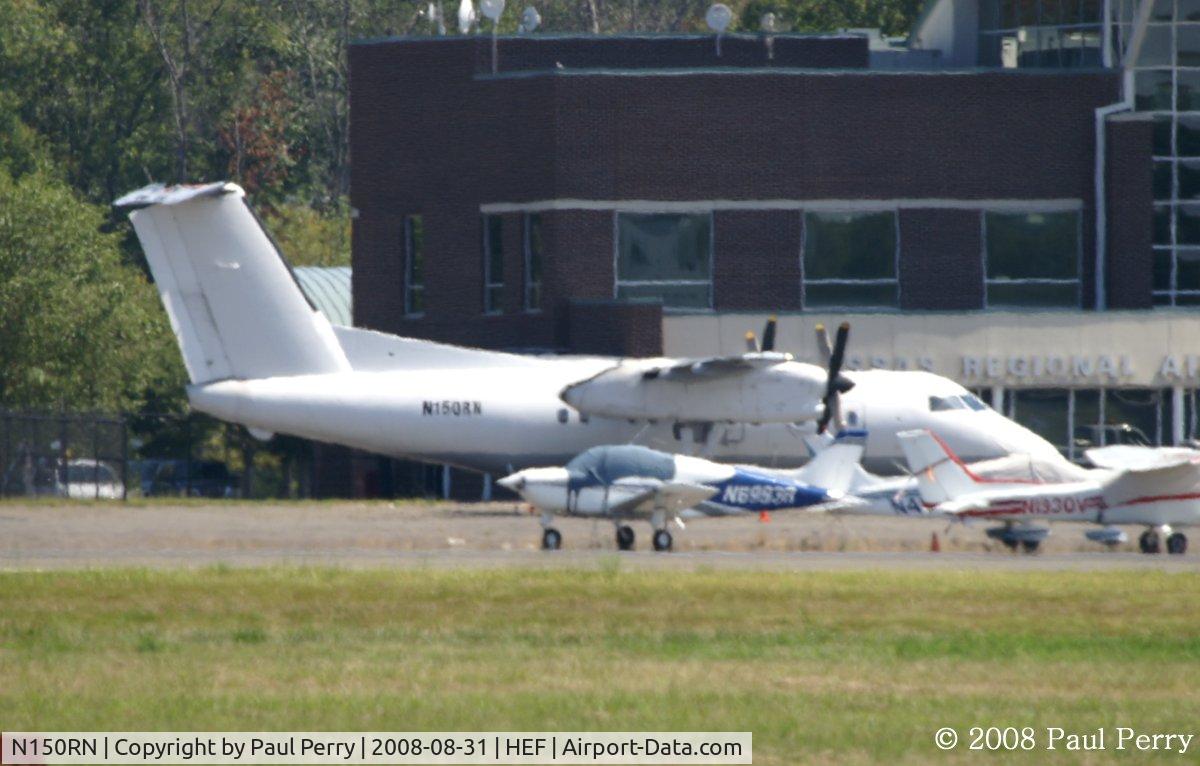 N150RN, 1987 De Havilland Canada DHC-8-103 Dash 8 C/N 086, Across the way, a familiar girl