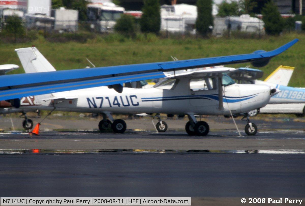 N714UC, 1977 Cessna 152 C/N 15279435, Parked quietly on the ramp