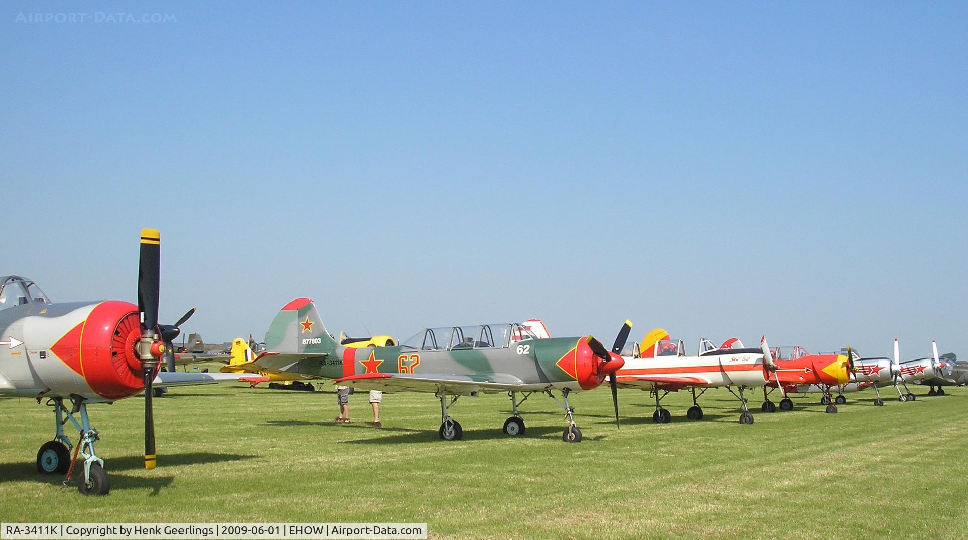 RA-3411K, 1987 Yakovlev Yak-52 C/N 877803, Oostwold  Airport  Airshow june 2009