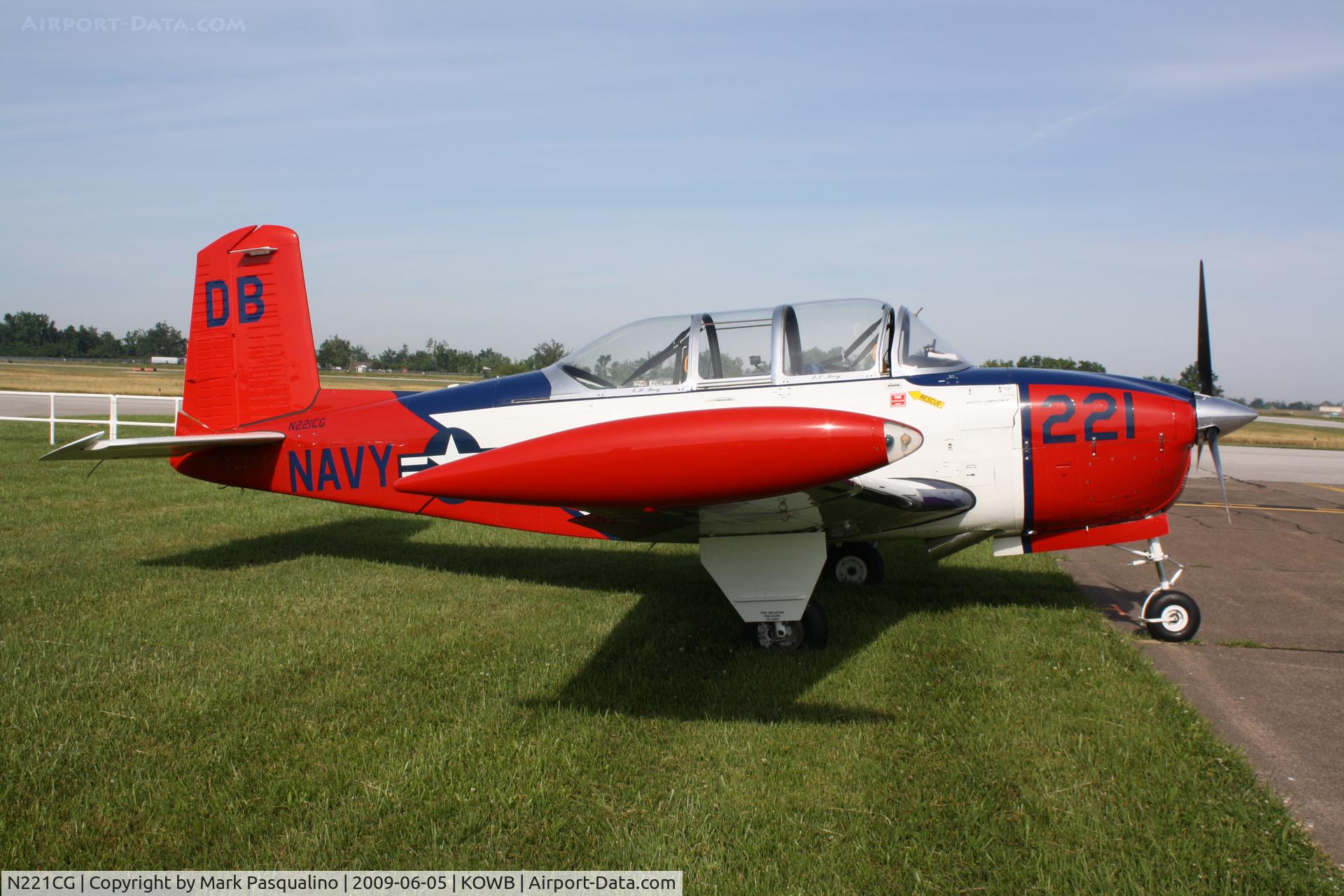 N221CG, 1958 Beech T34 Mentor C/N CG-221, Beech T-34A