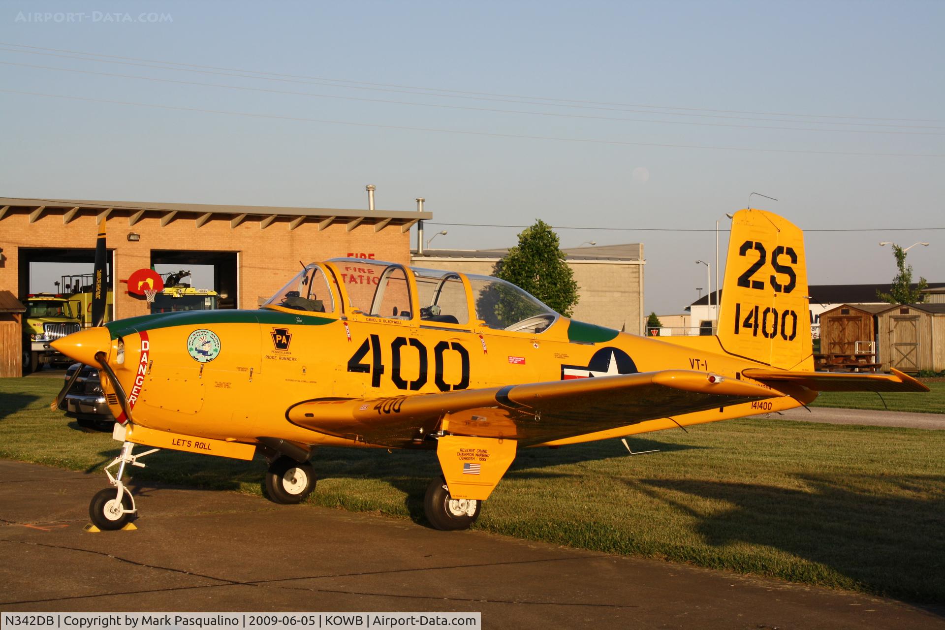 N342DB, 1999 Beech T-34A Mentor Mentor C/N G-107, Beech T-34A