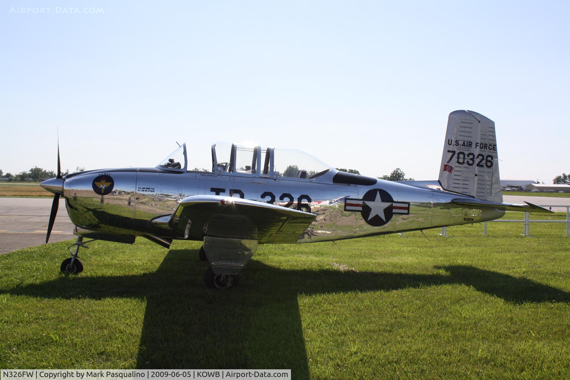 N326FW, 1957 Beech D-45 Mentor C/N BG-326, Beech T-34B