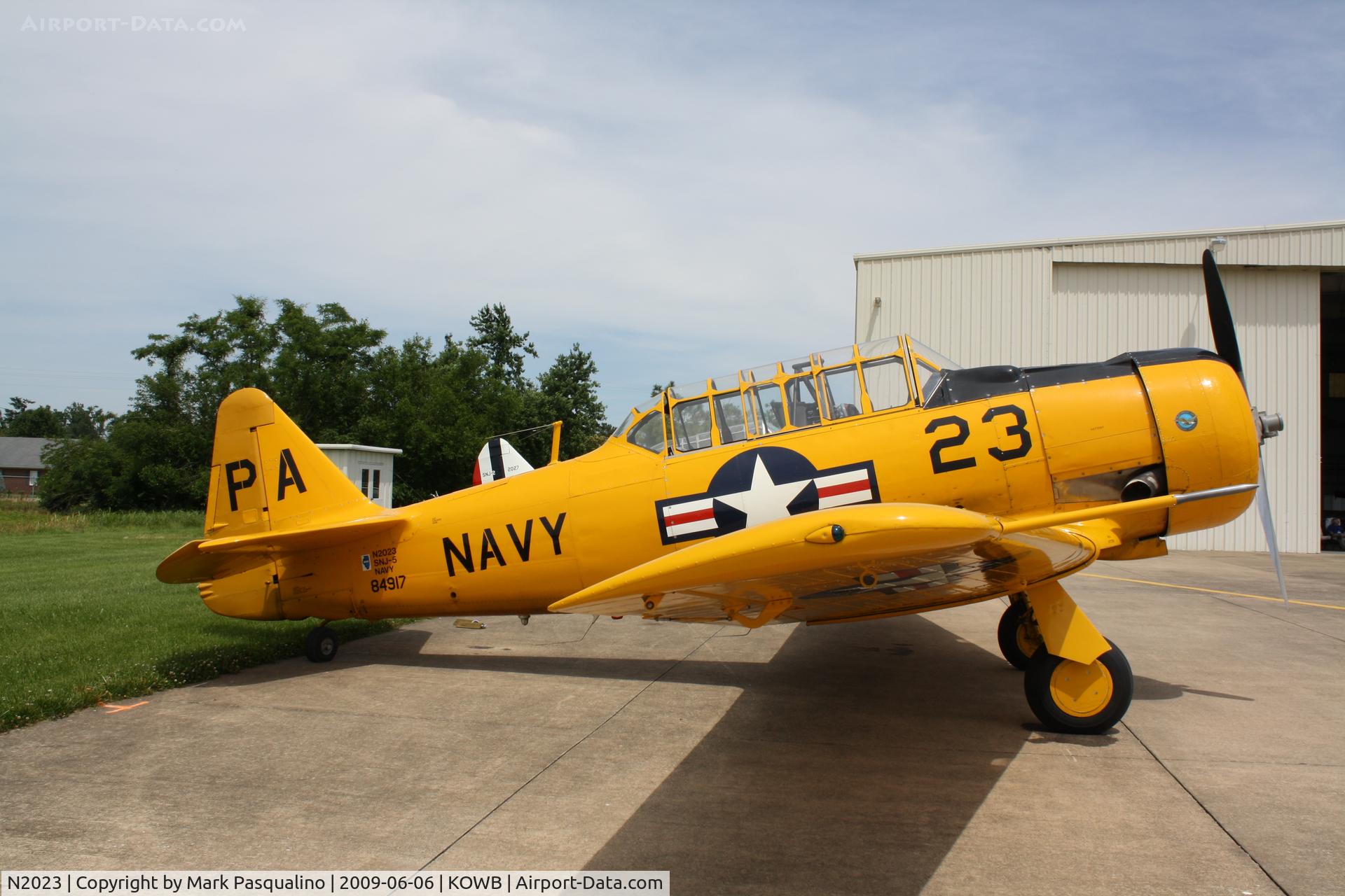 N2023, North American SNJ-5 Texan C/N 84917, North American SNJ-5