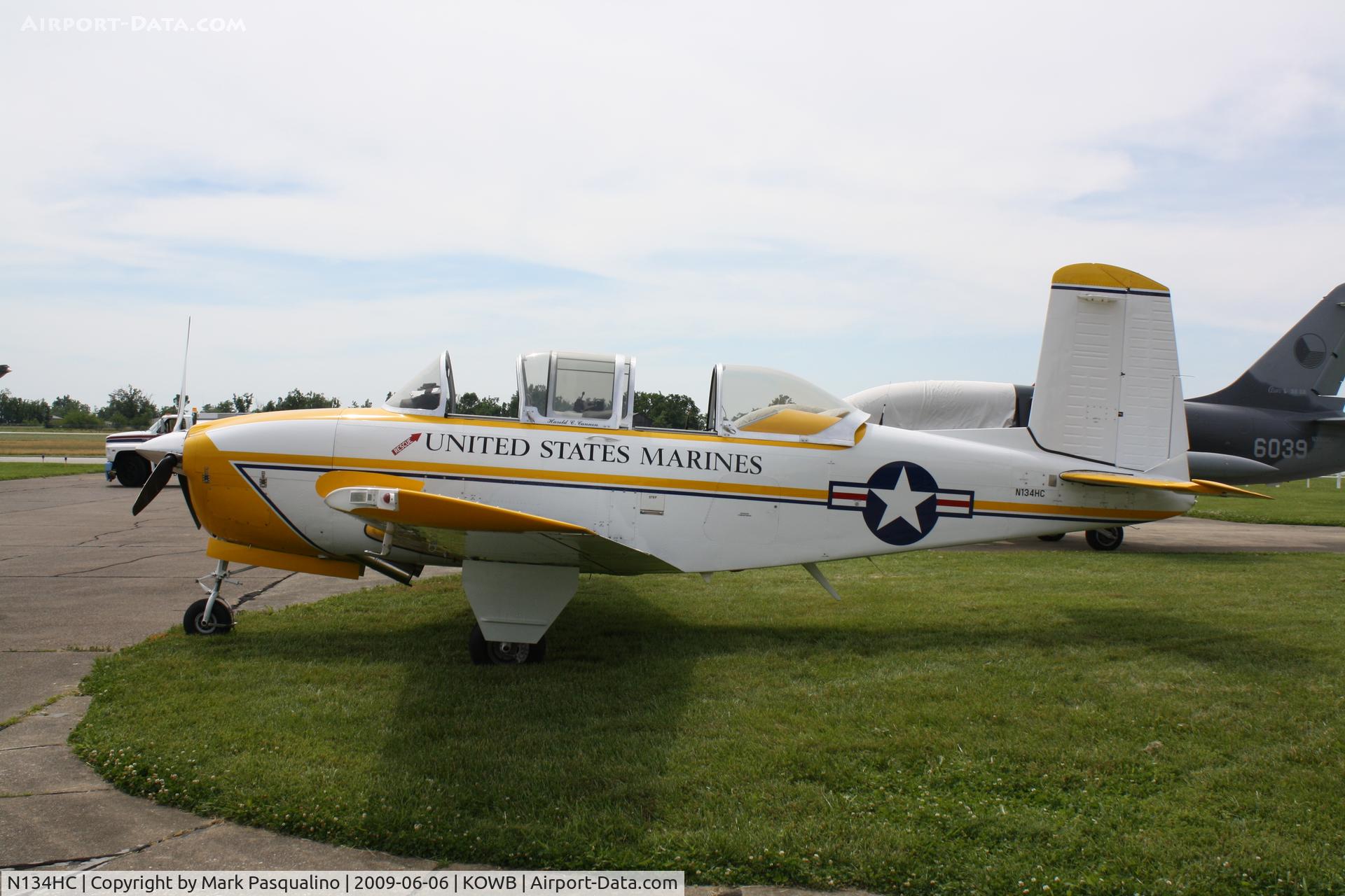 N134HC, 1958 Beech T-34A (A45) Mentor Mentor C/N CG-207, Beech T-34A