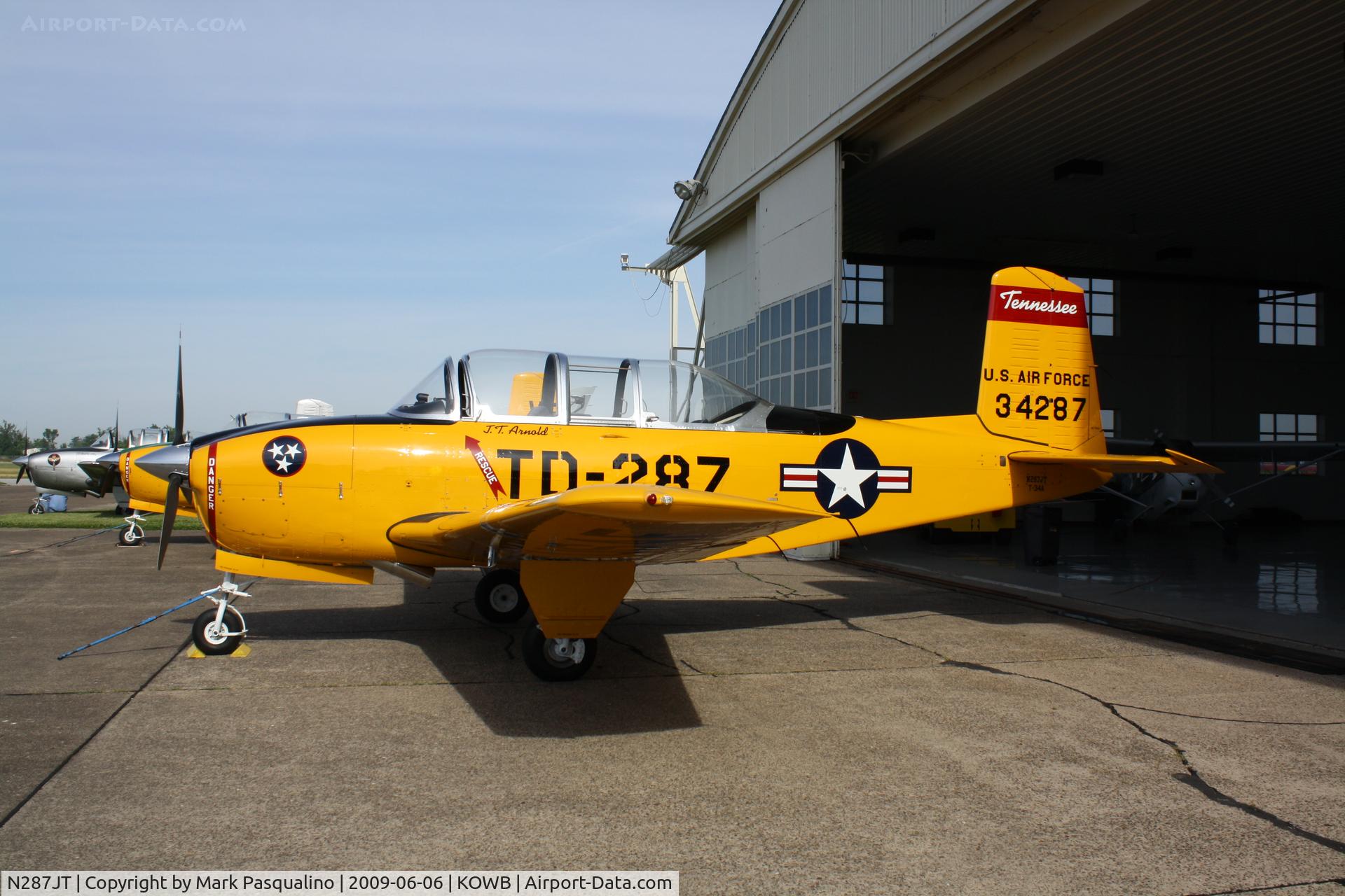 N287JT, 1953 Beech Beech T-34A (A45) Mentor C/N G-287, Beech T-34A
