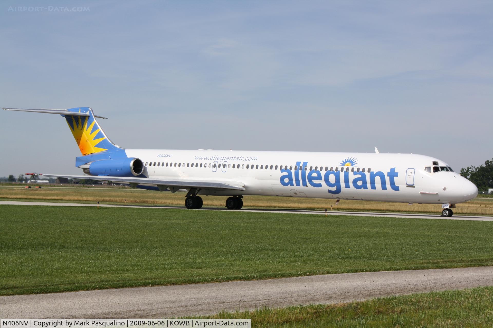 N406NV, 1991 McDonnell Douglas MD-82 (DC-9-82) C/N 49900, MD-82