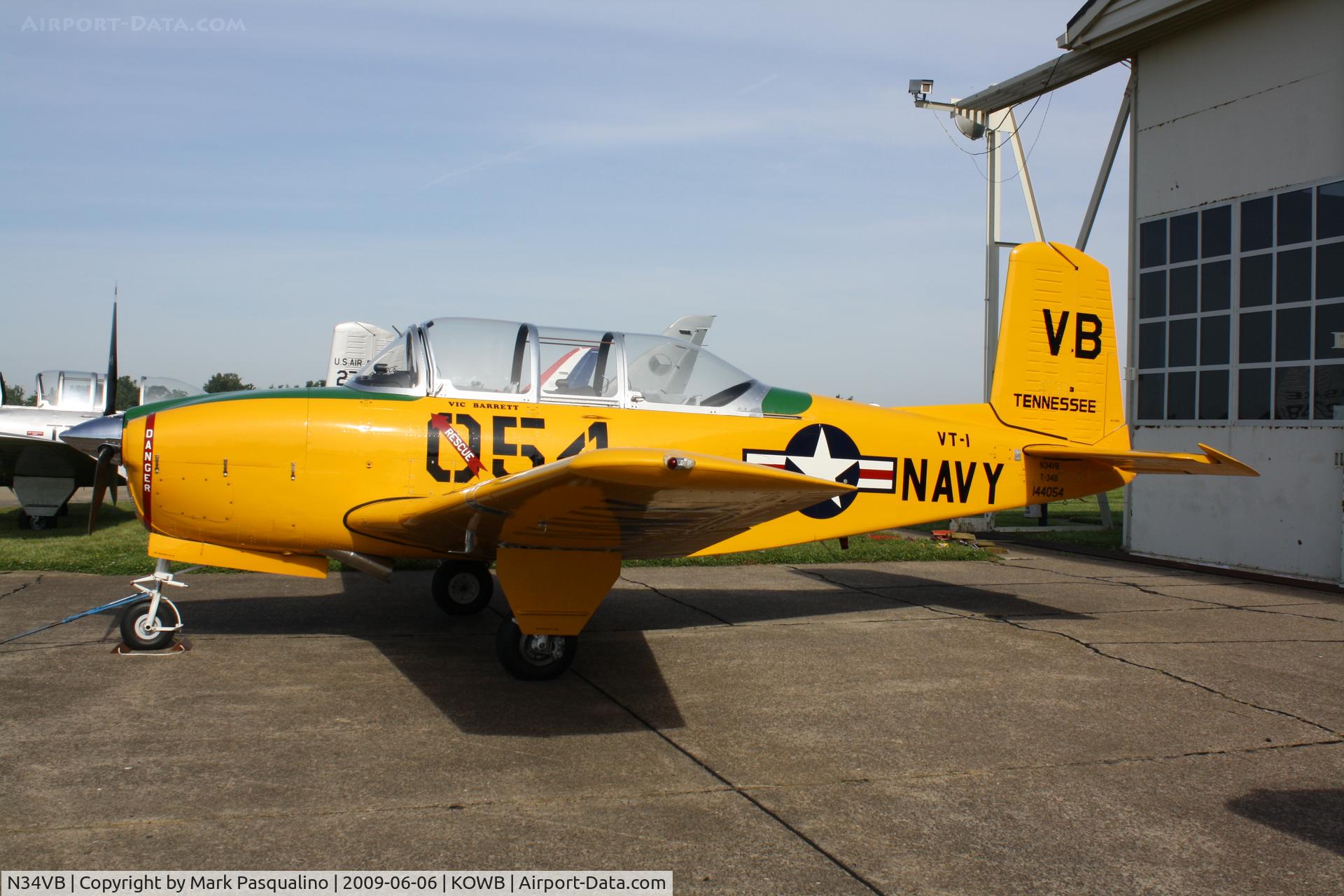N34VB, Beech T-34A Mentor (45) Mentor C/N BG-361, Beech T-34B