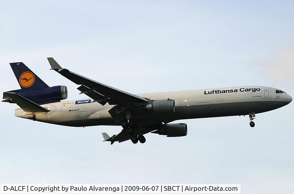 D-ALCF, 1999 McDonnell Douglas MD-11F C/N 48798, D-ALCF Lufthansa Cargo in Curitiba-Brazil