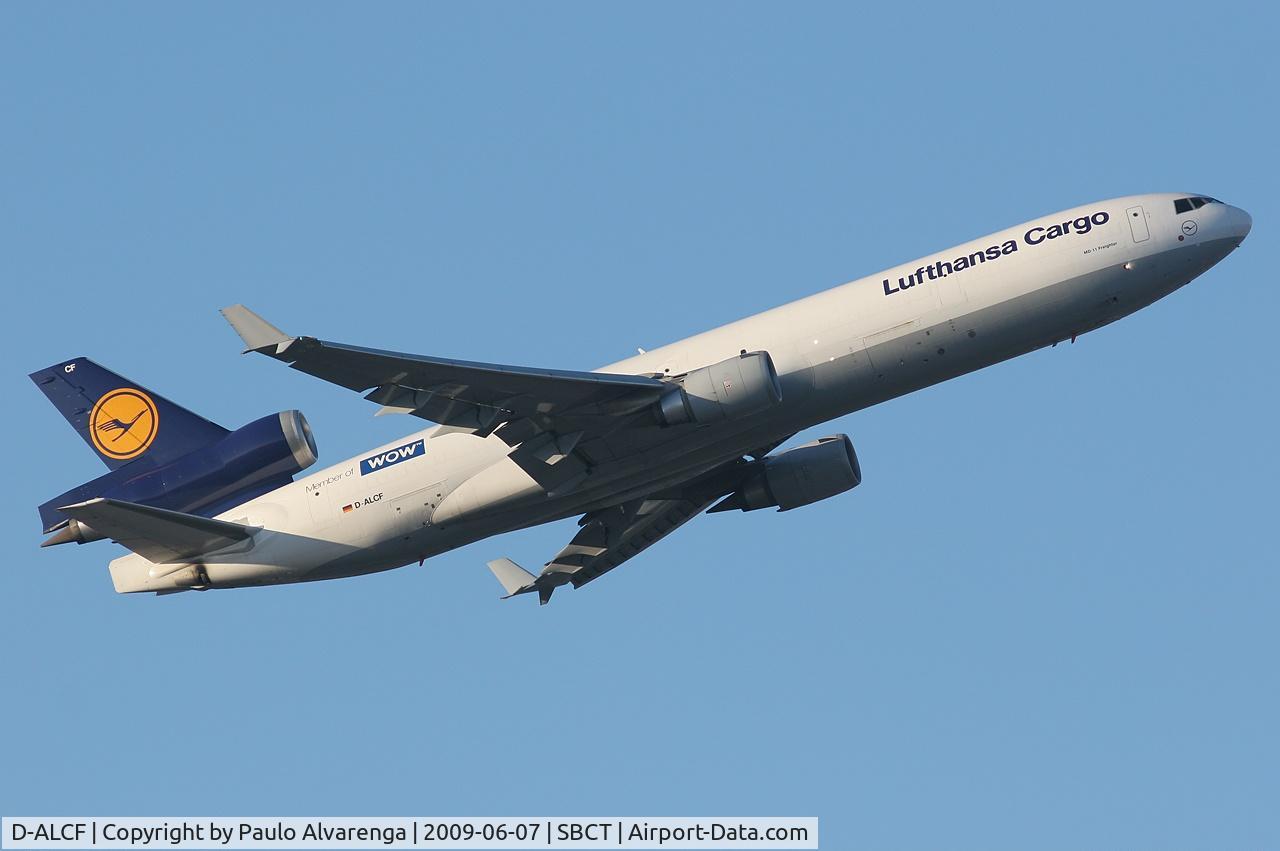 D-ALCF, 1999 McDonnell Douglas MD-11F C/N 48798, D-ALCF Lufthansa Cargo in Curitiba-Brazil