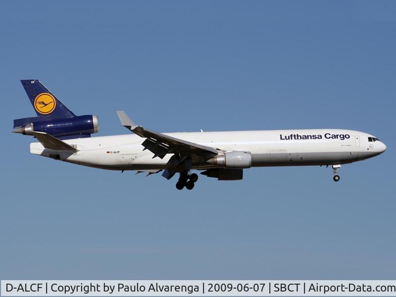 D-ALCF, 1999 McDonnell Douglas MD-11F C/N 48798, D-ALCF Lufthansa Cargo in Curitiba-Brazil