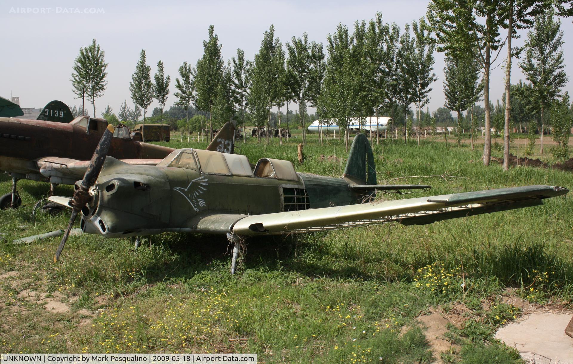 UNKNOWN, Miscellaneous Various C/N unknown, Nanchang CJ5  Located at Datangshan, China