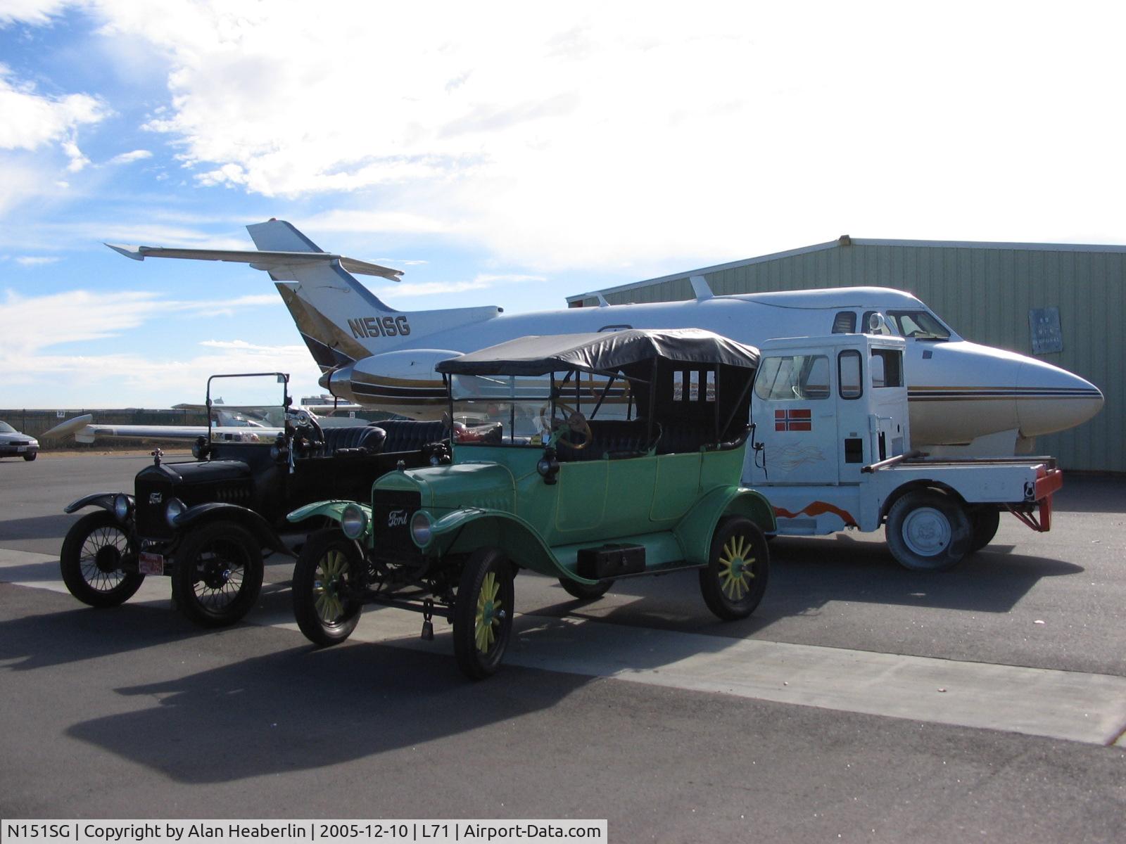 N151SG, 1965 Hawker Siddeley DH.125-1A C/N 25035, California City Airport Car and Plane show