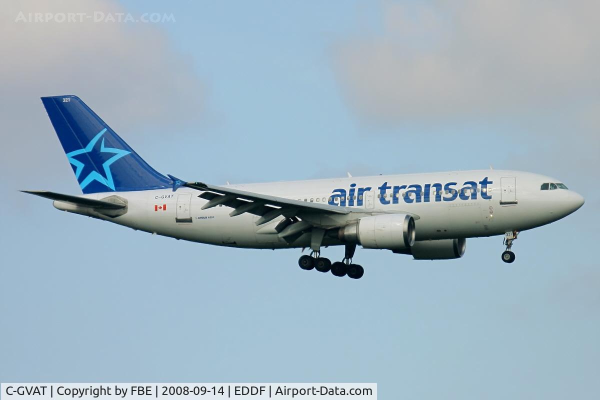 C-GVAT, 1988 Airbus A310-304 C/N 485, short final at EDDF
