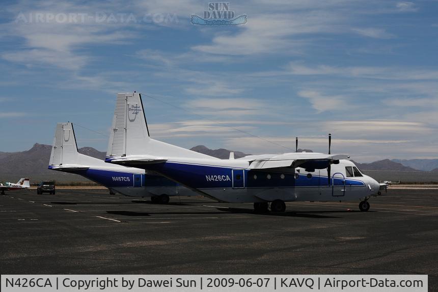 N426CA, 1981 CASA C-212-200 Aviocar C/N 168, kavq