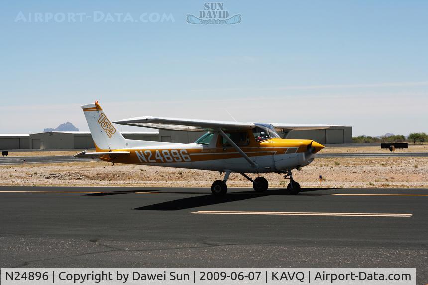 N24896, 1977 Cessna 152 C/N 15280439, kavq