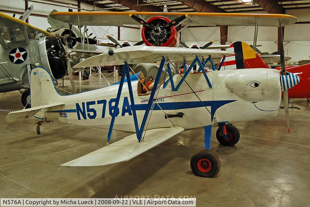N576A, 1964 Bretthauer Lewann Biplane DD-1 C/N 1, Grand Canyon Valle Aiport Hidden History Museum