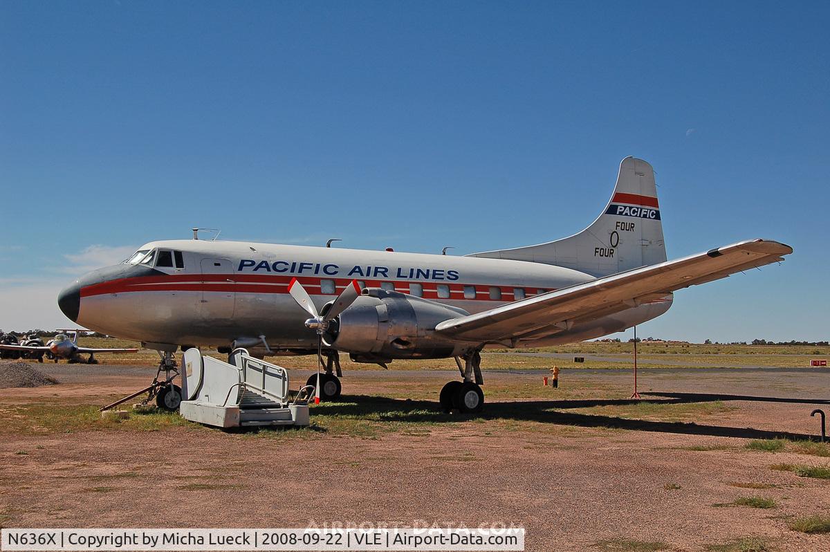 N636X, 1952 Martin 404 C/N 14135, Grand Canyon Valle Aiport Hidden History Museum