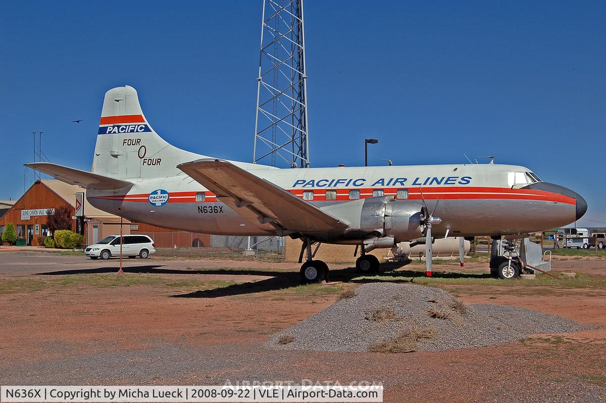 N636X, 1952 Martin 404 C/N 14135, Grand Canyon Valle Aiport Hidden History Museum