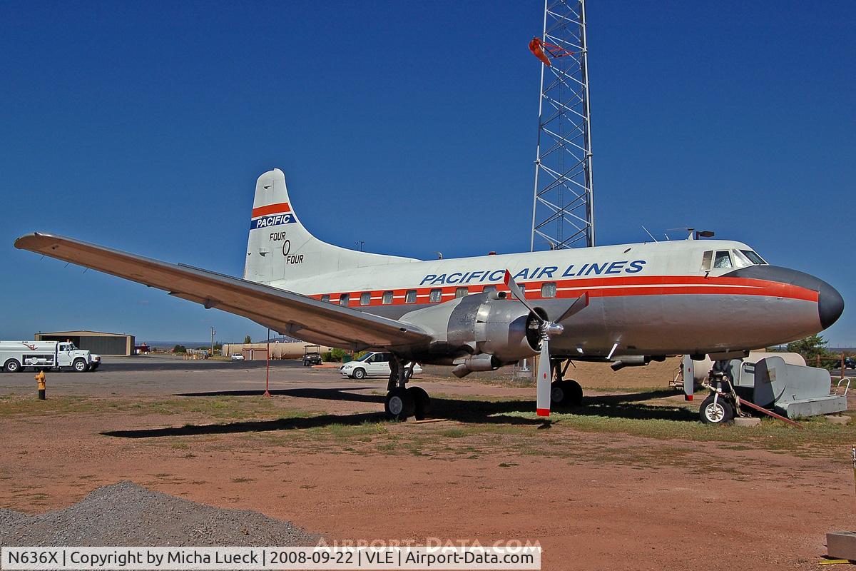 N636X, 1952 Martin 404 C/N 14135, Grand Canyon Valle Aiport Hidden History Museum