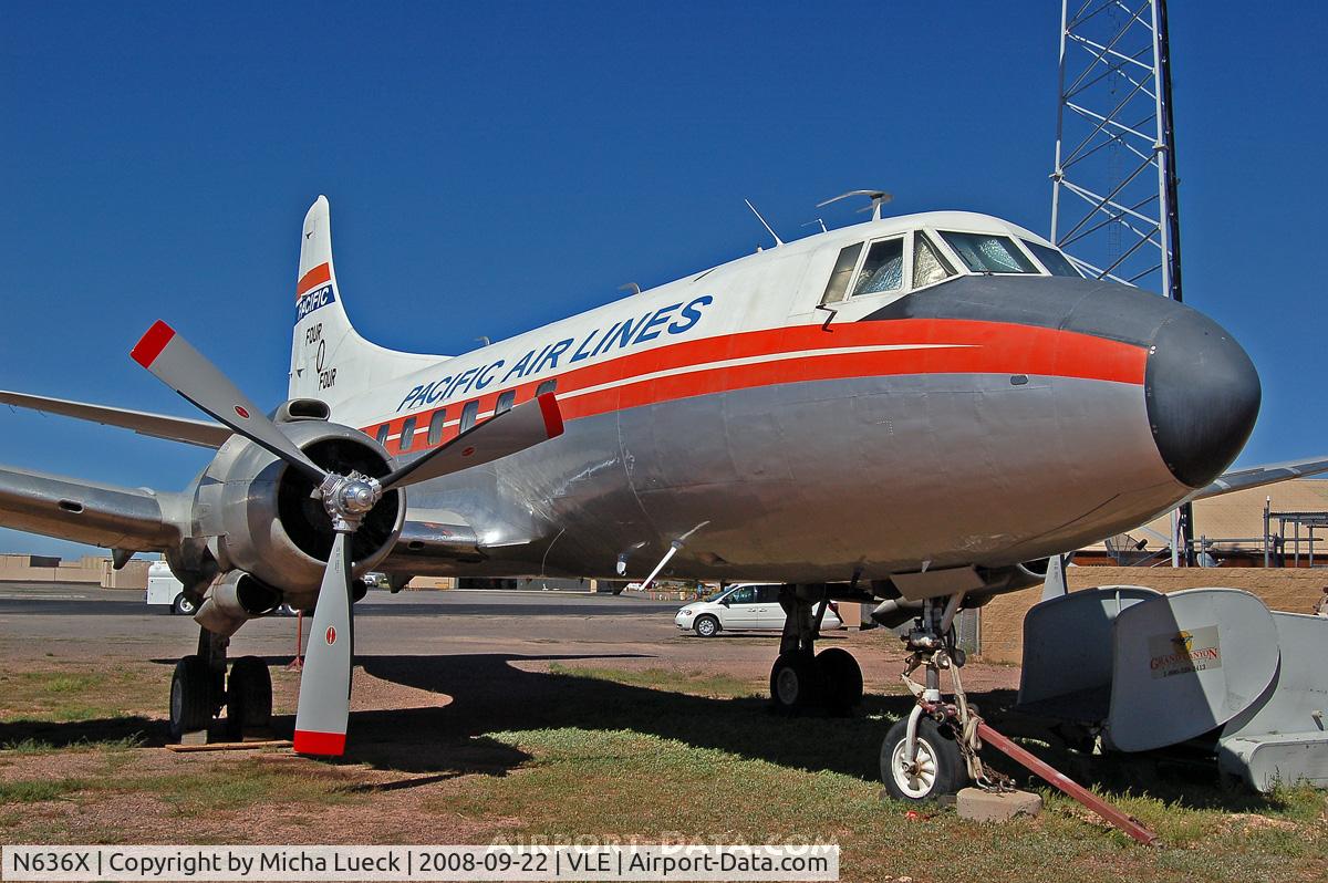 N636X, 1952 Martin 404 C/N 14135, Grand Canyon Valle Aiport Hidden History Museum