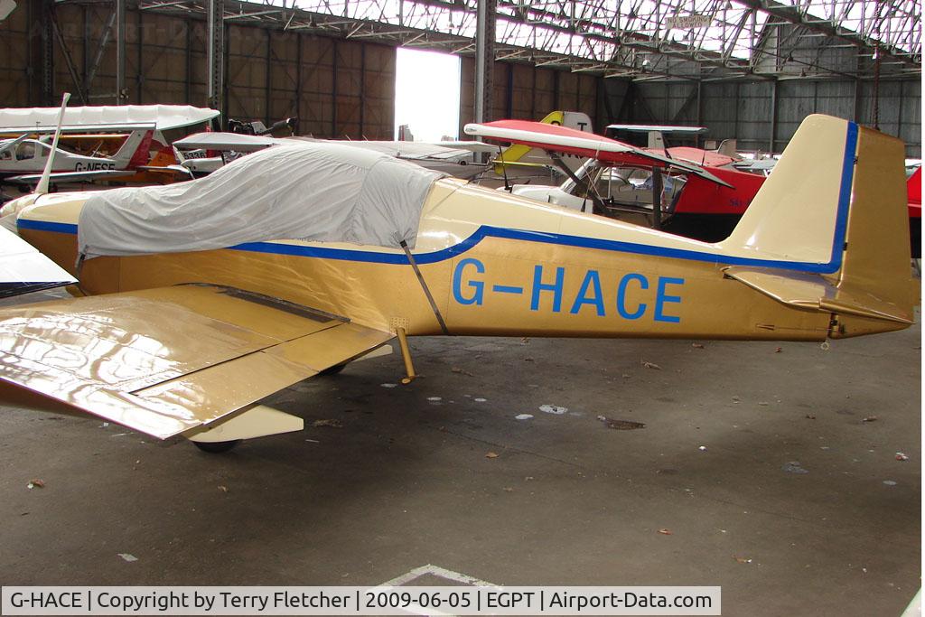 G-HACE, 1998 Vans RV-6A C/N 1951, Vans RV-6A at Perth Airport in Scotland