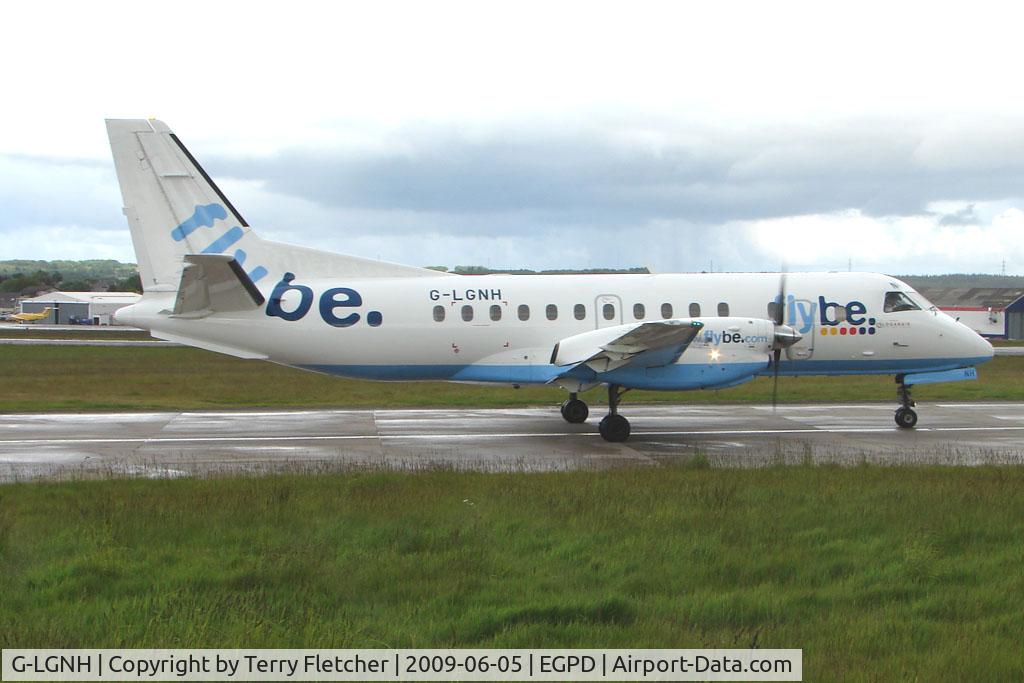 G-LGNH, 1993 Saab SF340B C/N 340B-333, Loganair / Flybe SF340 at Aberdeen