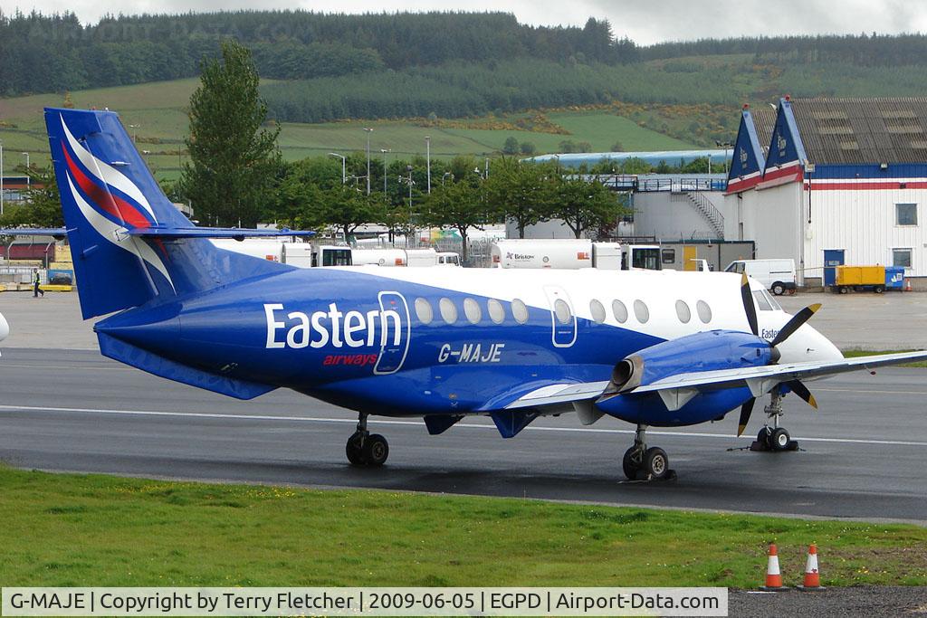 G-MAJE, 1992 British Aerospace Jetstream 41 C/N 41007, Eastern Jetsream 4100  at Aberdeen