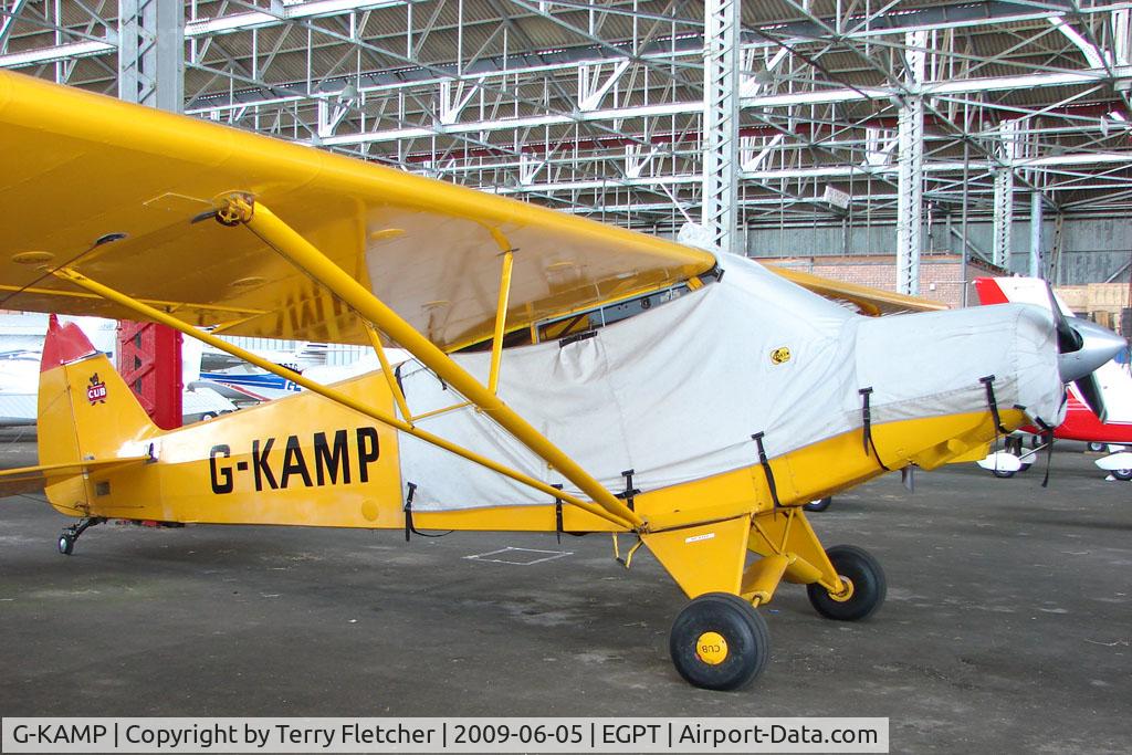 G-KAMP, 1954 Piper L-18C Super Cub (PA-18-95) C/N 18-3451, 1954 Piper L18C at Perth Airport in Scotland