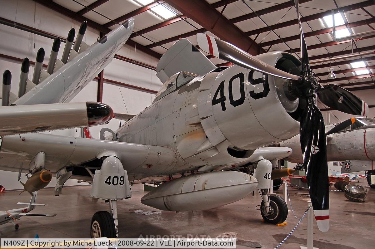 N409Z, Douglas AD-4N Skyraider C/N 7797, Grand Canyon Valle Aiport Hidden History Museum