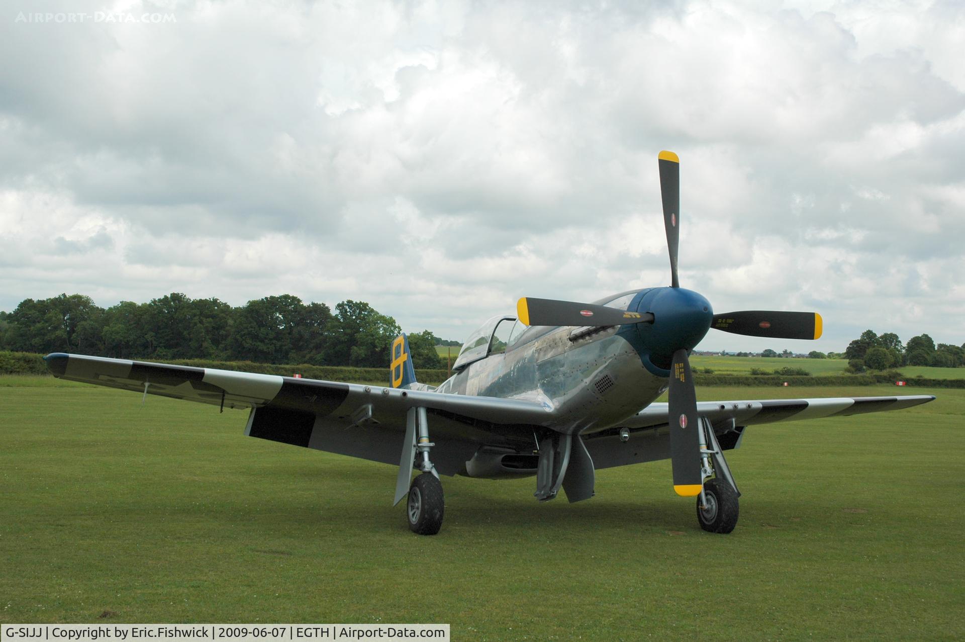 G-SIJJ, 1944 North American P-51D Mustang C/N 122-31894 (44-72035), 3. G-SIJJ at Shuttleworth Summer Air Display, June, 2009