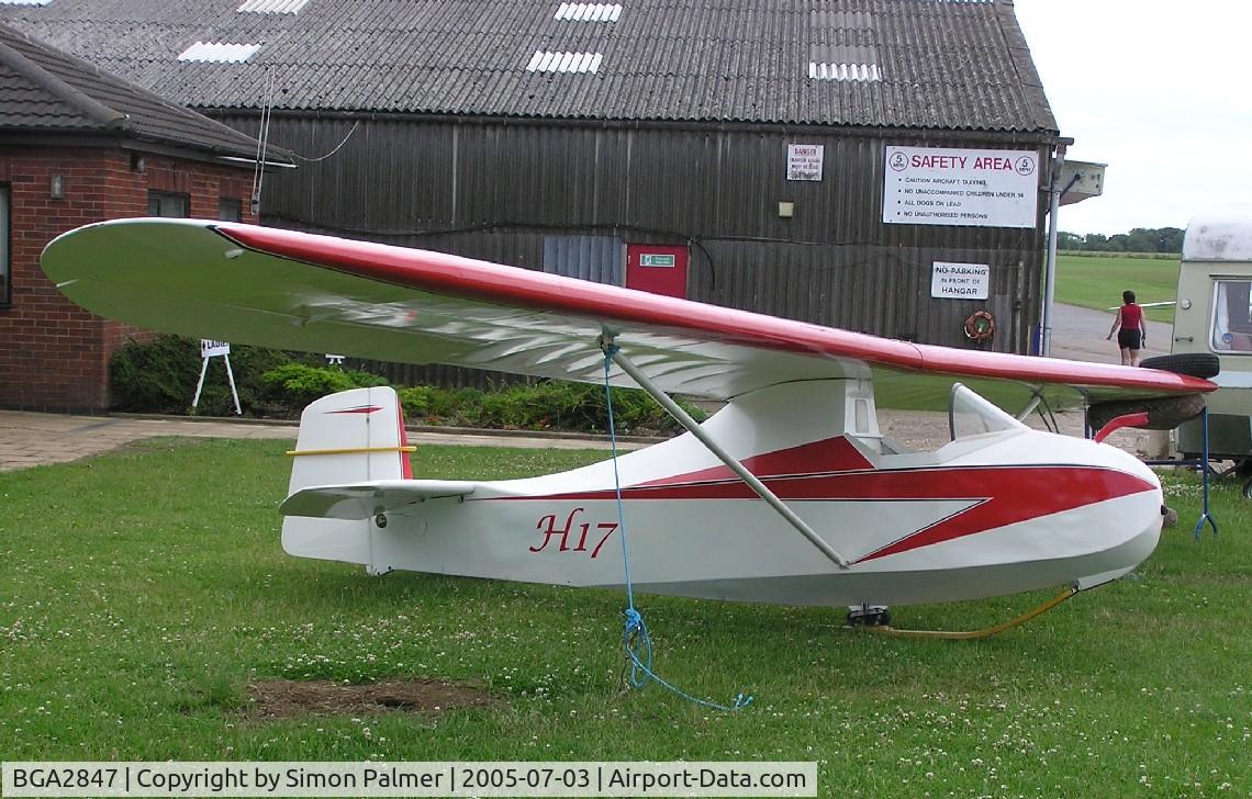 BGA2847, Hutter HU-17 C/N Not found BGA2847, Hutter H17 Nimbus at Husbands Bosworth