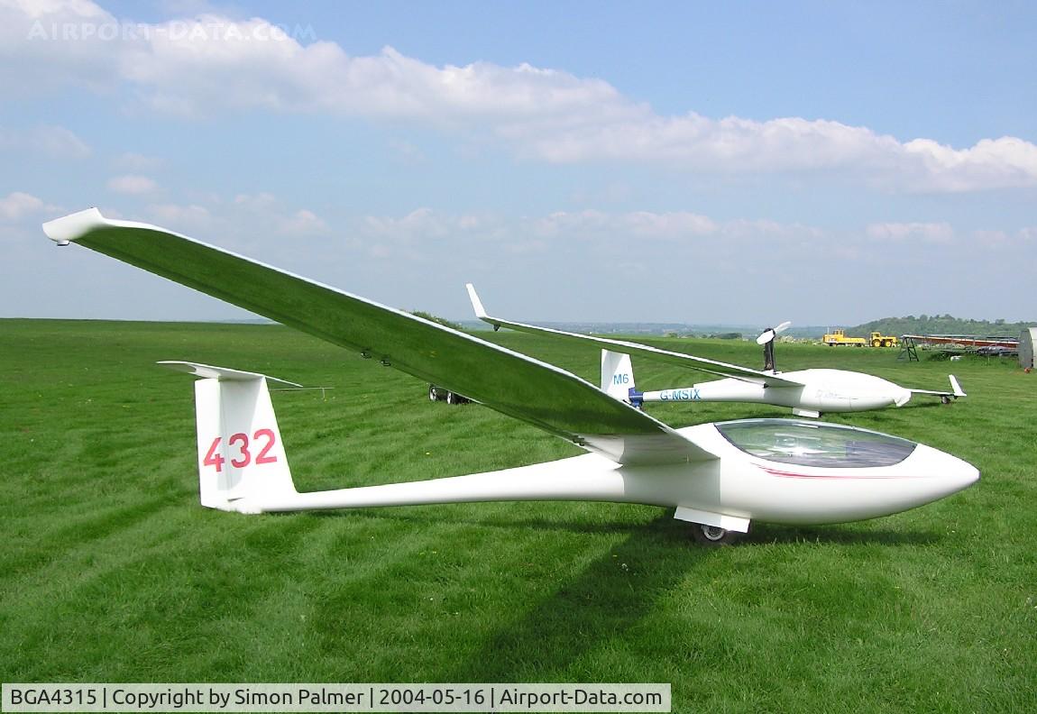 BGA4315, Schleicher ASW-27 C/N 27013, Schleicher ASW-27, c/n 27013