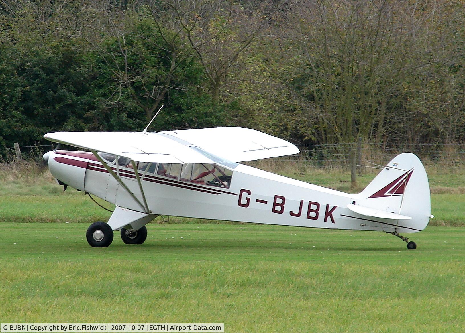 G-BJBK, 1950 Piper L-18C Super Cub (PA-18-95) C/N 18-1431, 1. G-BJBK at Shuttleworth October Air display