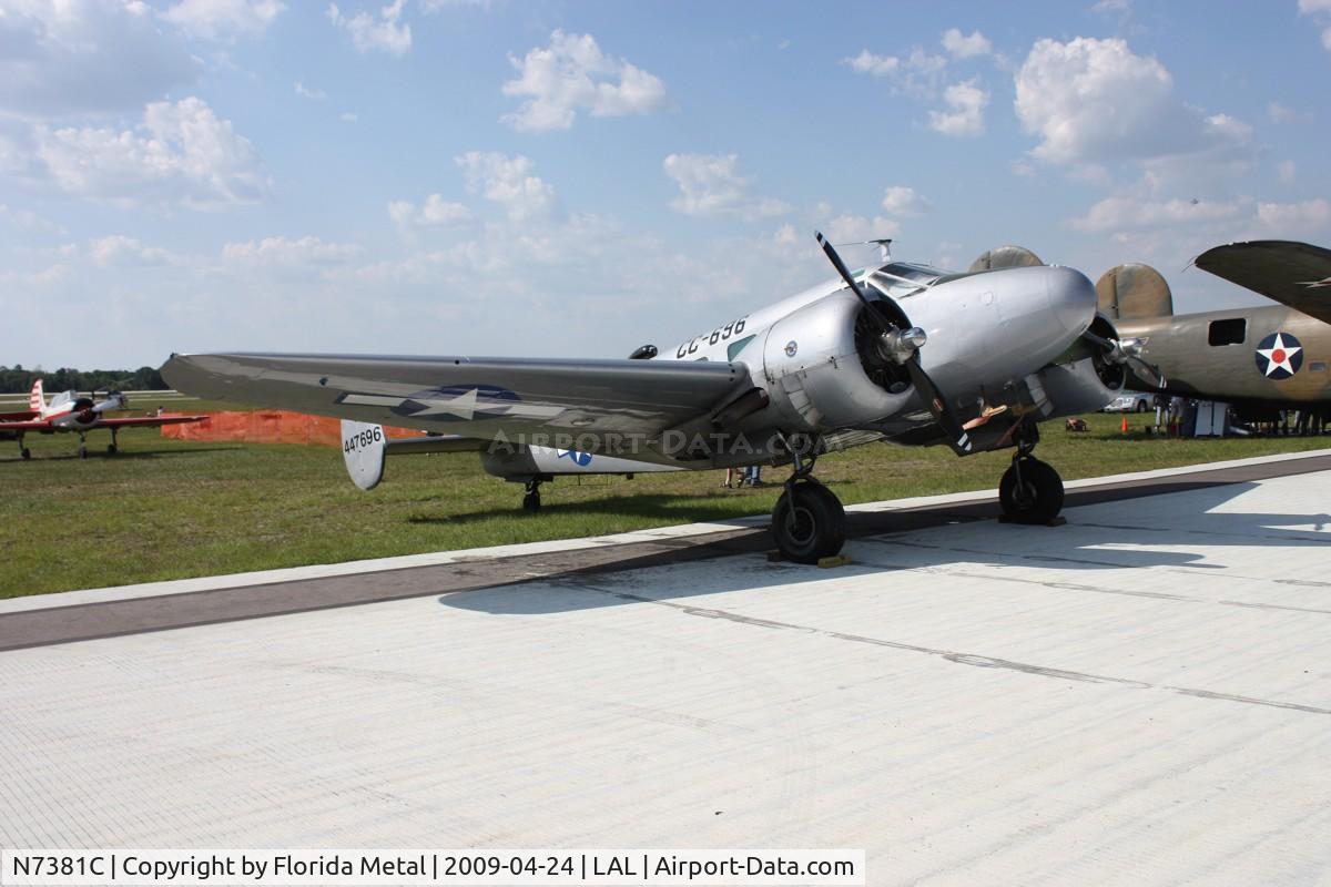 N7381C, 1944 Beech C18S C/N 8104, C-45